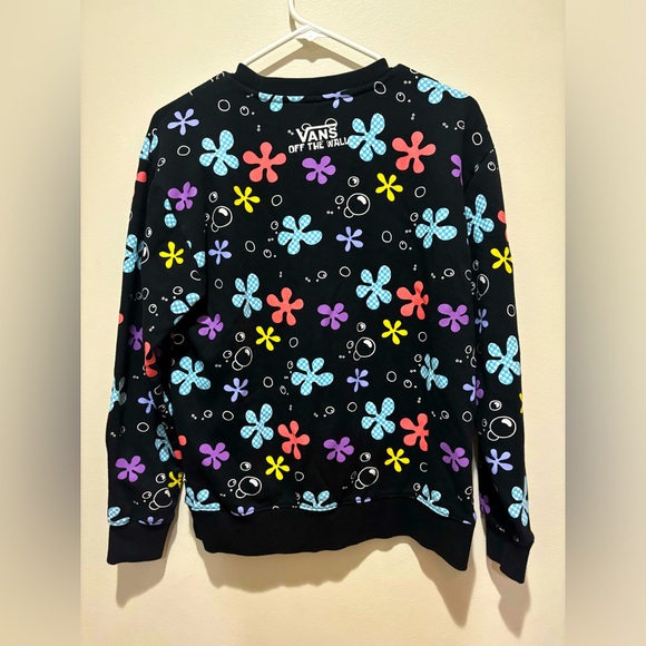 Vans X SpongeBob Aloha Crew Sweatshirt Limited Edition, Size XS - Picture 2 of 7